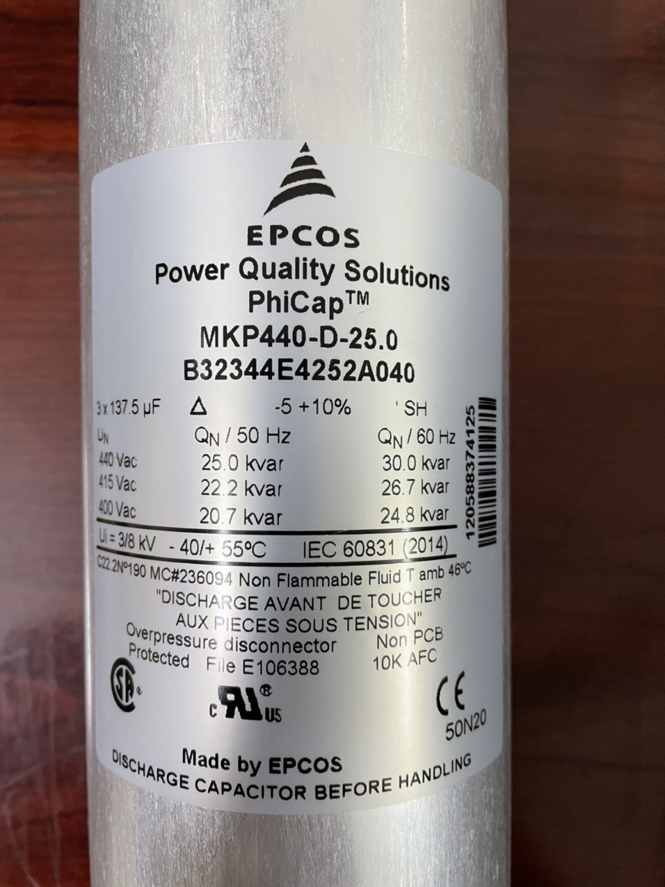 Tụ Bù Epcos MKP440-D.25